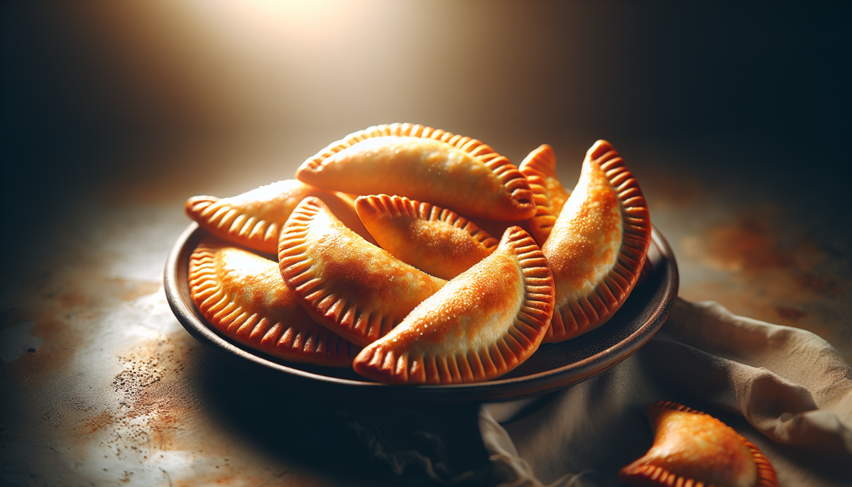 Crispy cheese sambousek pastries with golden crust