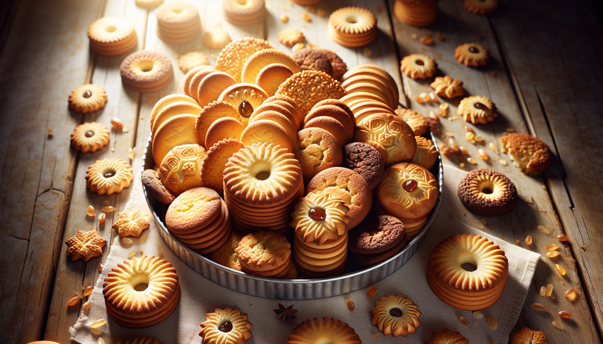Crackled tahini cookies with rich sesame flavor