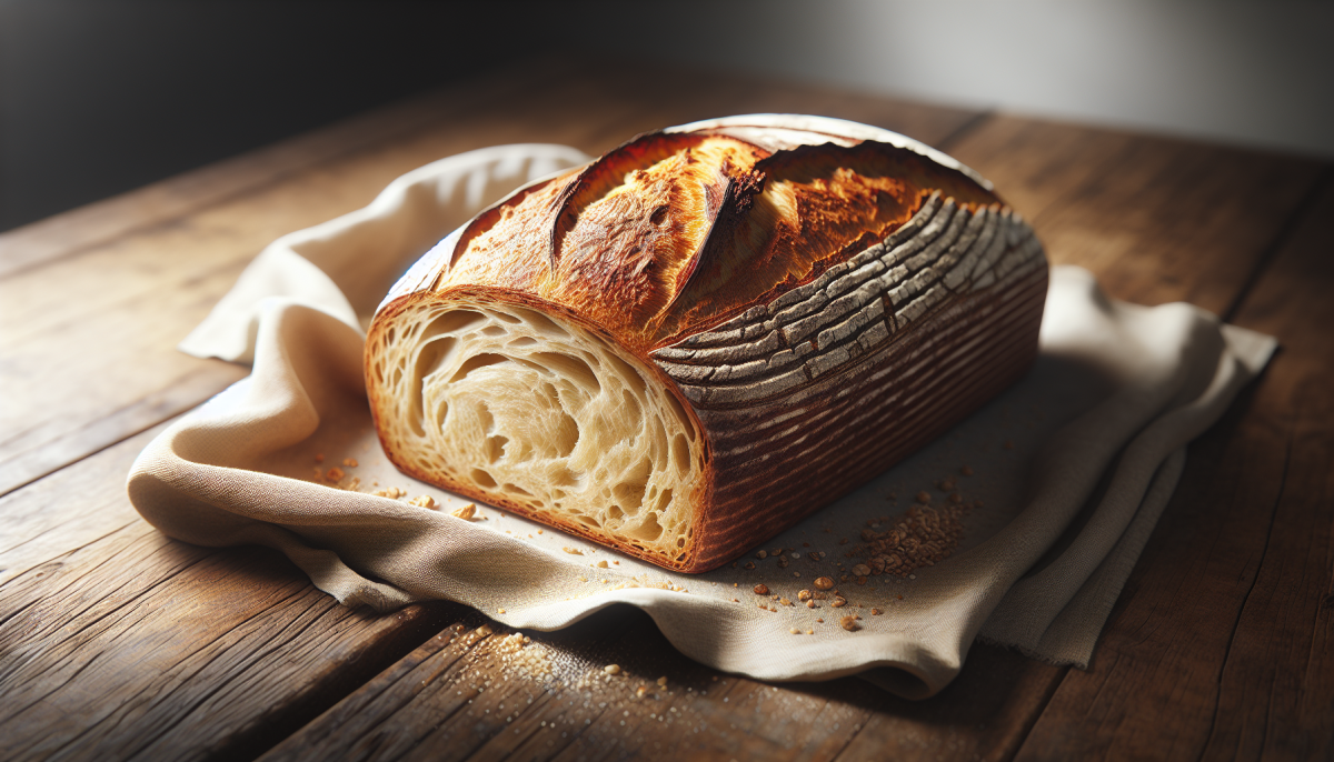 Moist zucchini bread with tender golden crumb