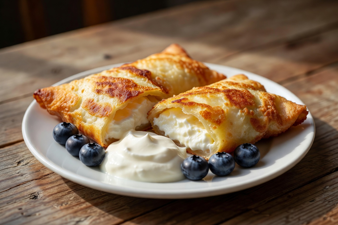 Cheese Blintzes (Kosher for Shavuot)