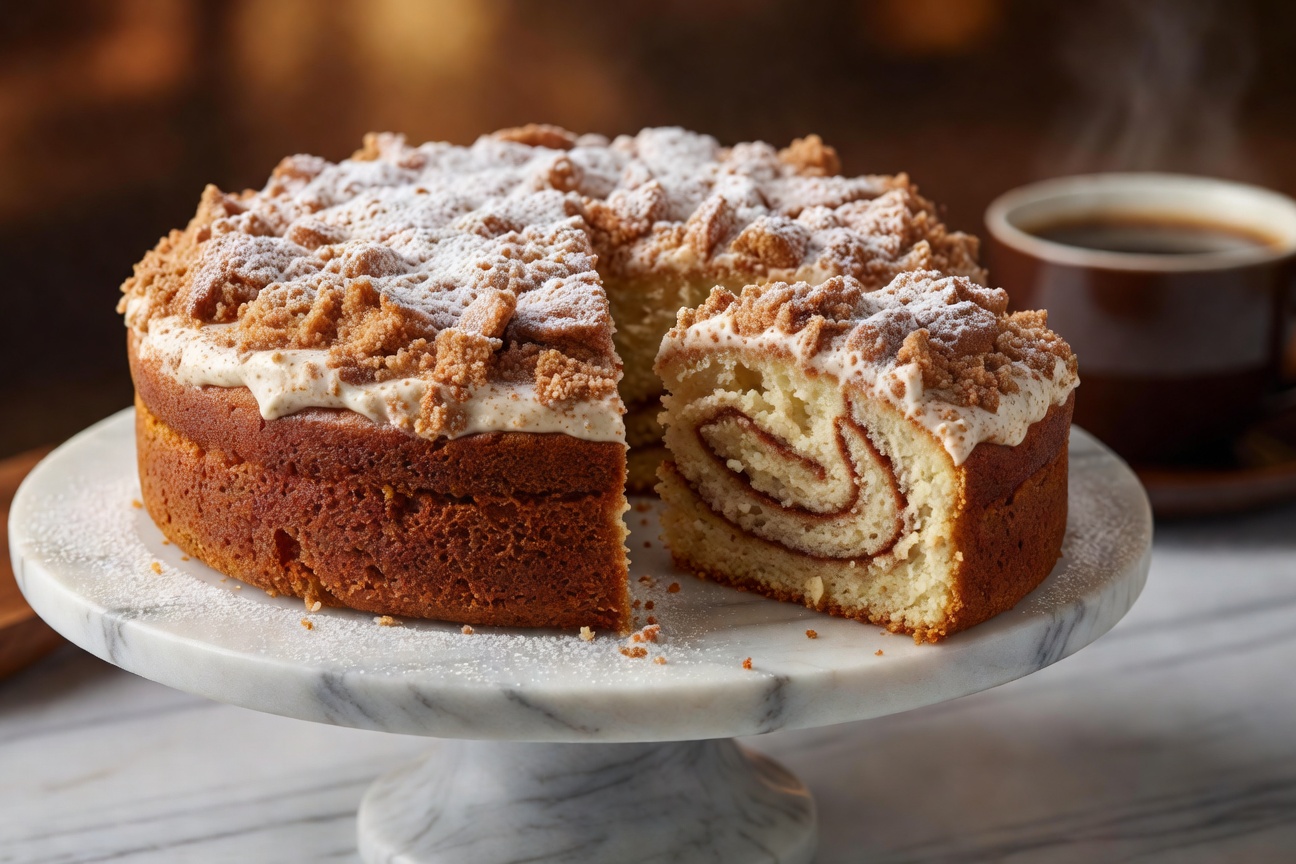 Jewish Coffee Cake (Sour Cream Crumb Cake)